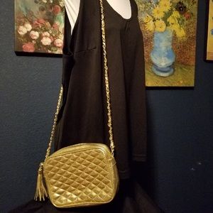 🌼GOLD BAG WITH CHAIN CROSS BODY/SHOULDER SLING🌼